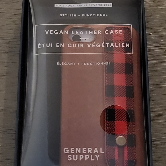 2/$20 🏷 iPhone 6/7/8SE Leather Phone Case - Brand New - Picture 2 of 3